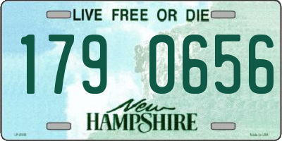 NH license plate 1790656