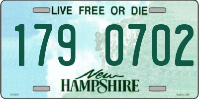 NH license plate 1790702