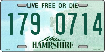 NH license plate 1790714