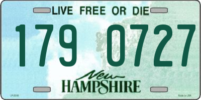 NH license plate 1790727