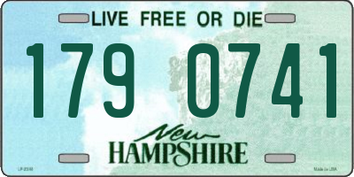 NH license plate 1790741