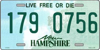 NH license plate 1790756