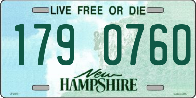 NH license plate 1790760