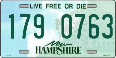 NH license plate 1790763
