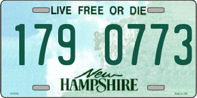 NH license plate 1790773