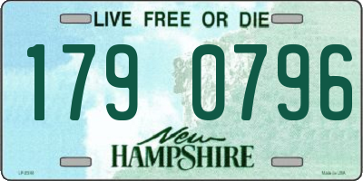 NH license plate 1790796
