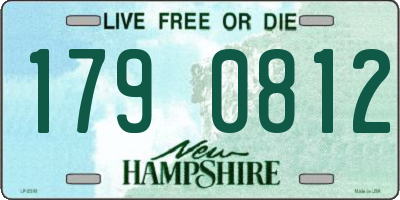NH license plate 1790812