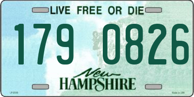 NH license plate 1790826