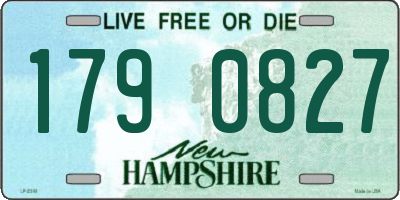 NH license plate 1790827