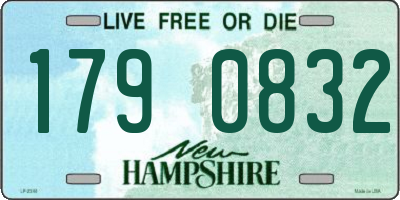 NH license plate 1790832