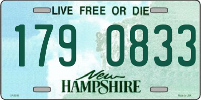 NH license plate 1790833