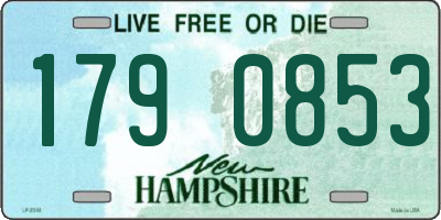 NH license plate 1790853