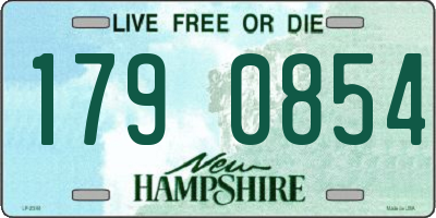 NH license plate 1790854