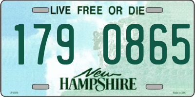 NH license plate 1790865
