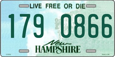 NH license plate 1790866