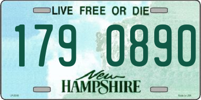 NH license plate 1790890