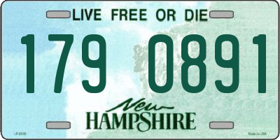 NH license plate 1790891