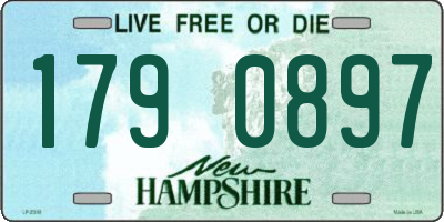 NH license plate 1790897