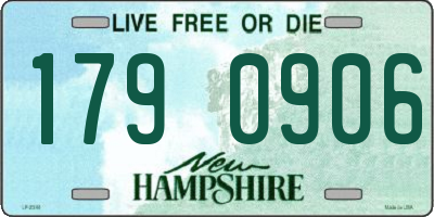 NH license plate 1790906
