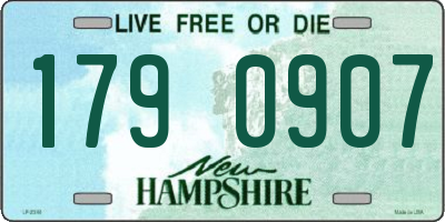 NH license plate 1790907