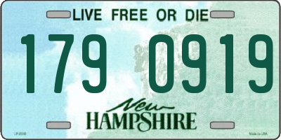 NH license plate 1790919