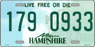 NH license plate 1790933