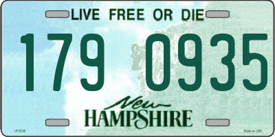 NH license plate 1790935