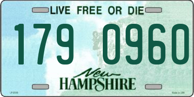NH license plate 1790960