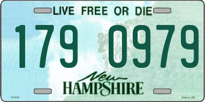 NH license plate 1790979