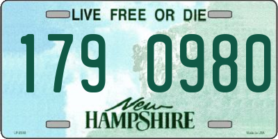 NH license plate 1790980