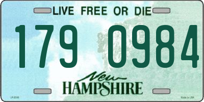 NH license plate 1790984