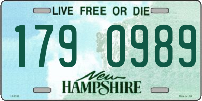 NH license plate 1790989