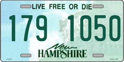 NH license plate 1791050