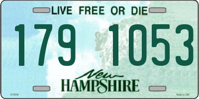 NH license plate 1791053