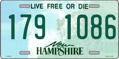 NH license plate 1791086