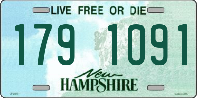 NH license plate 1791091