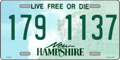 NH license plate 1791137
