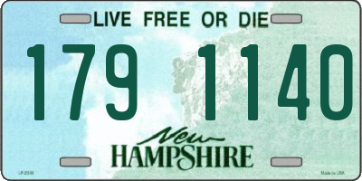 NH license plate 1791140