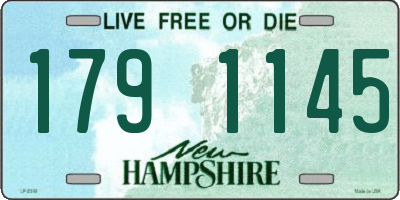 NH license plate 1791145