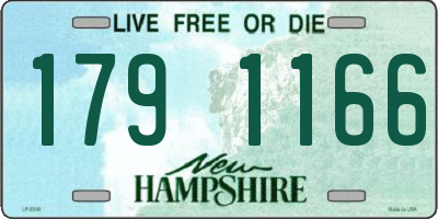 NH license plate 1791166