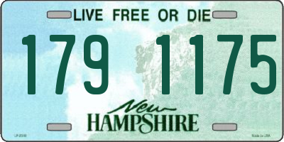 NH license plate 1791175