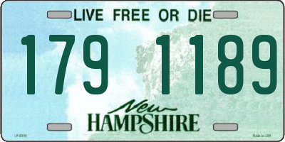 NH license plate 1791189