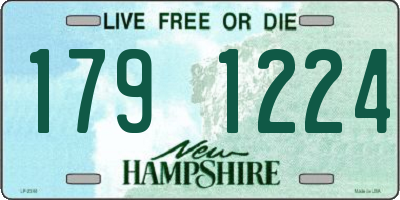 NH license plate 1791224