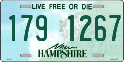 NH license plate 1791267
