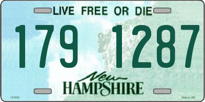 NH license plate 1791287