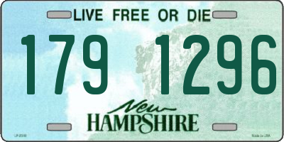 NH license plate 1791296