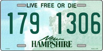 NH license plate 1791306