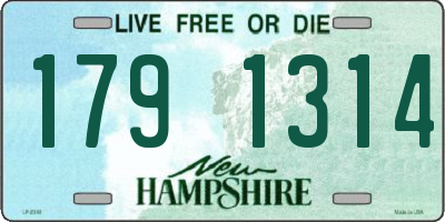 NH license plate 1791314