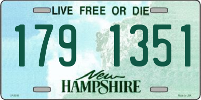 NH license plate 1791351