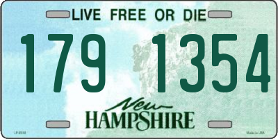 NH license plate 1791354